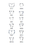 Полированные бескрылые кламмеры Gloss Finish Wingless Clamps